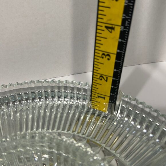 Vintage Kromex Lazy Susan Revolving Serving Platter Glass Inserts Chrome Base - Picture 9 of 12